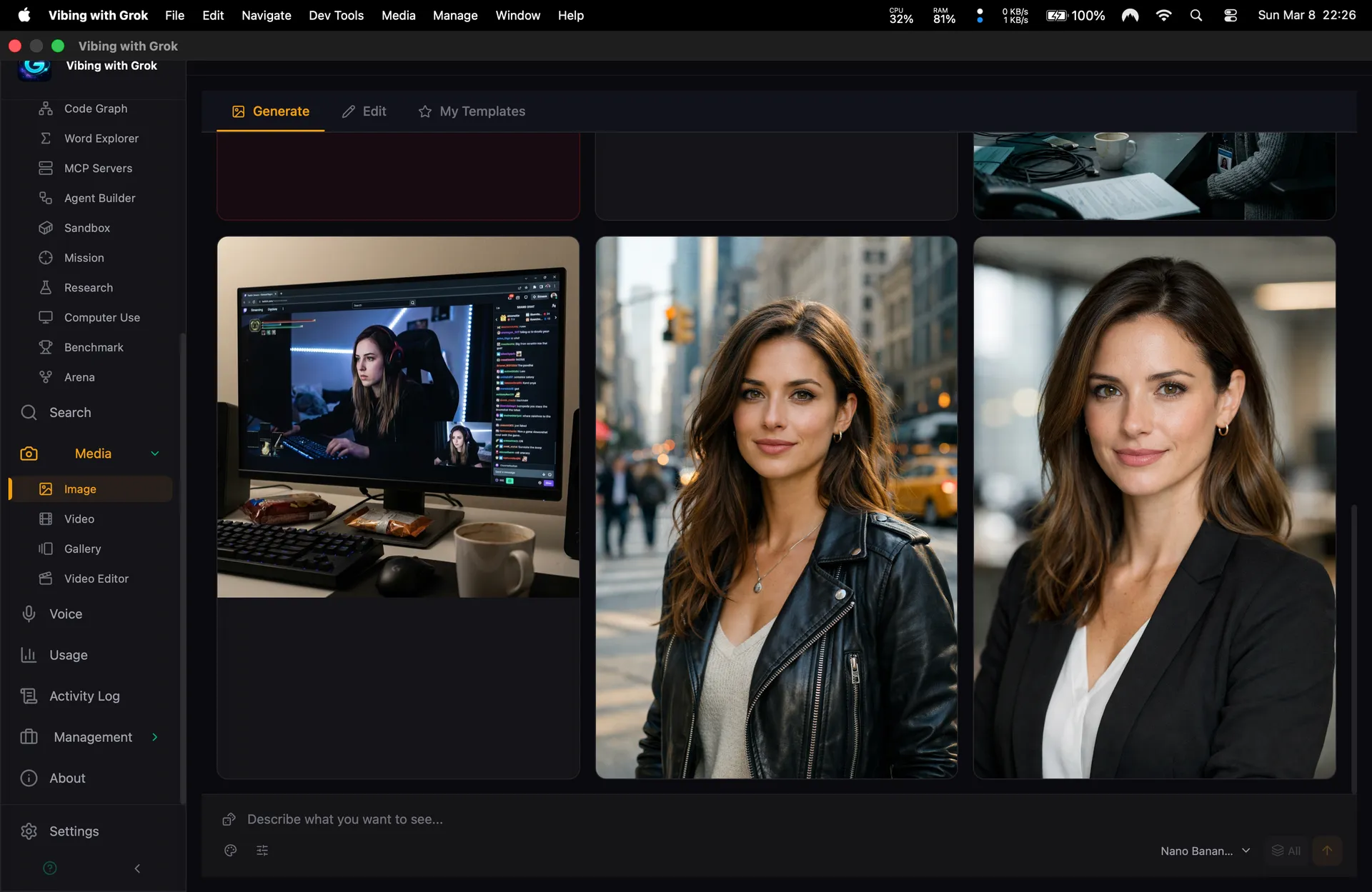 Image Editor — canvas-based image editing and generation pipeline